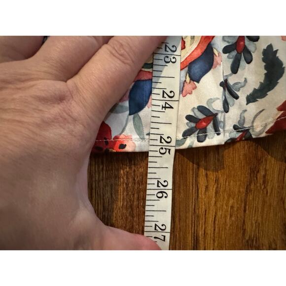 Sachin & Babi Faux Wrap Floral Peplum Blouse Women’s Size 2 – Designer Top - Picture 8 of 9